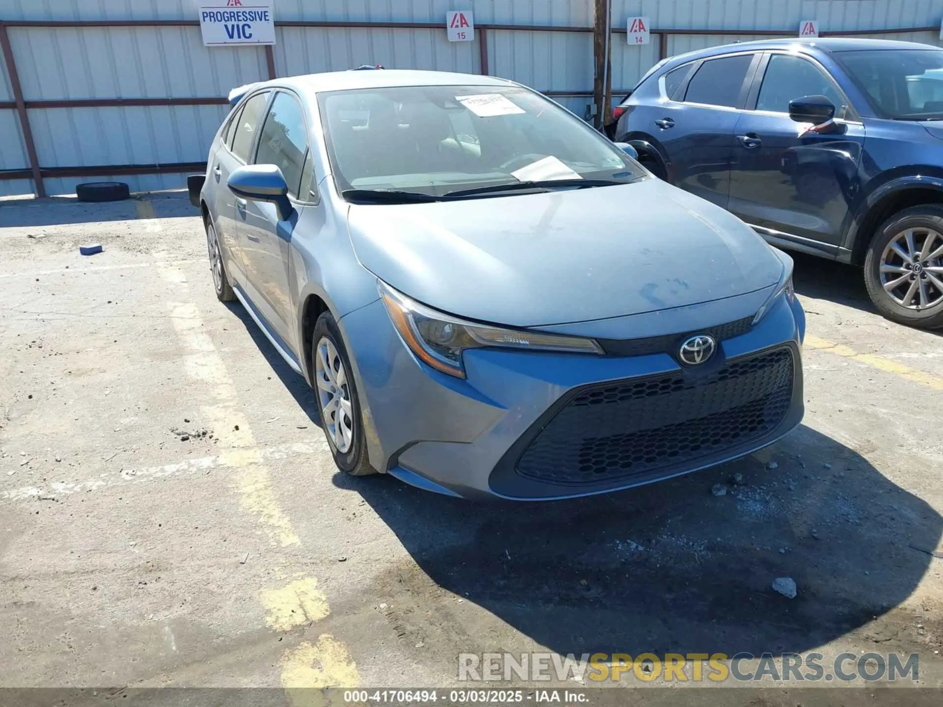 1 fotografías del automóvil dañado JTDEPMAE6NJ191007 TOYOTA COROLLA 2022