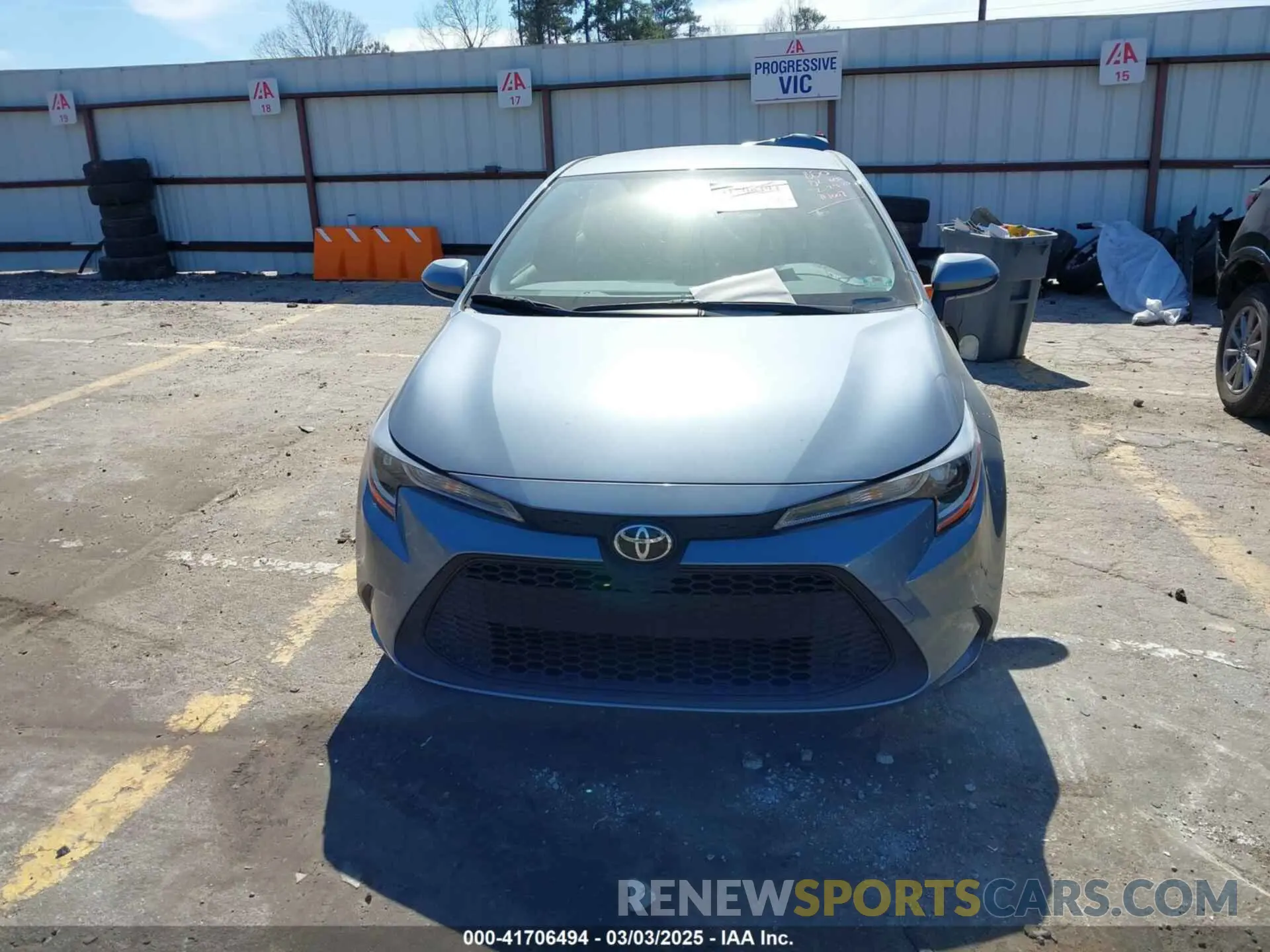 12 fotografías del automóvil dañado JTDEPMAE6NJ191007 TOYOTA COROLLA 2022