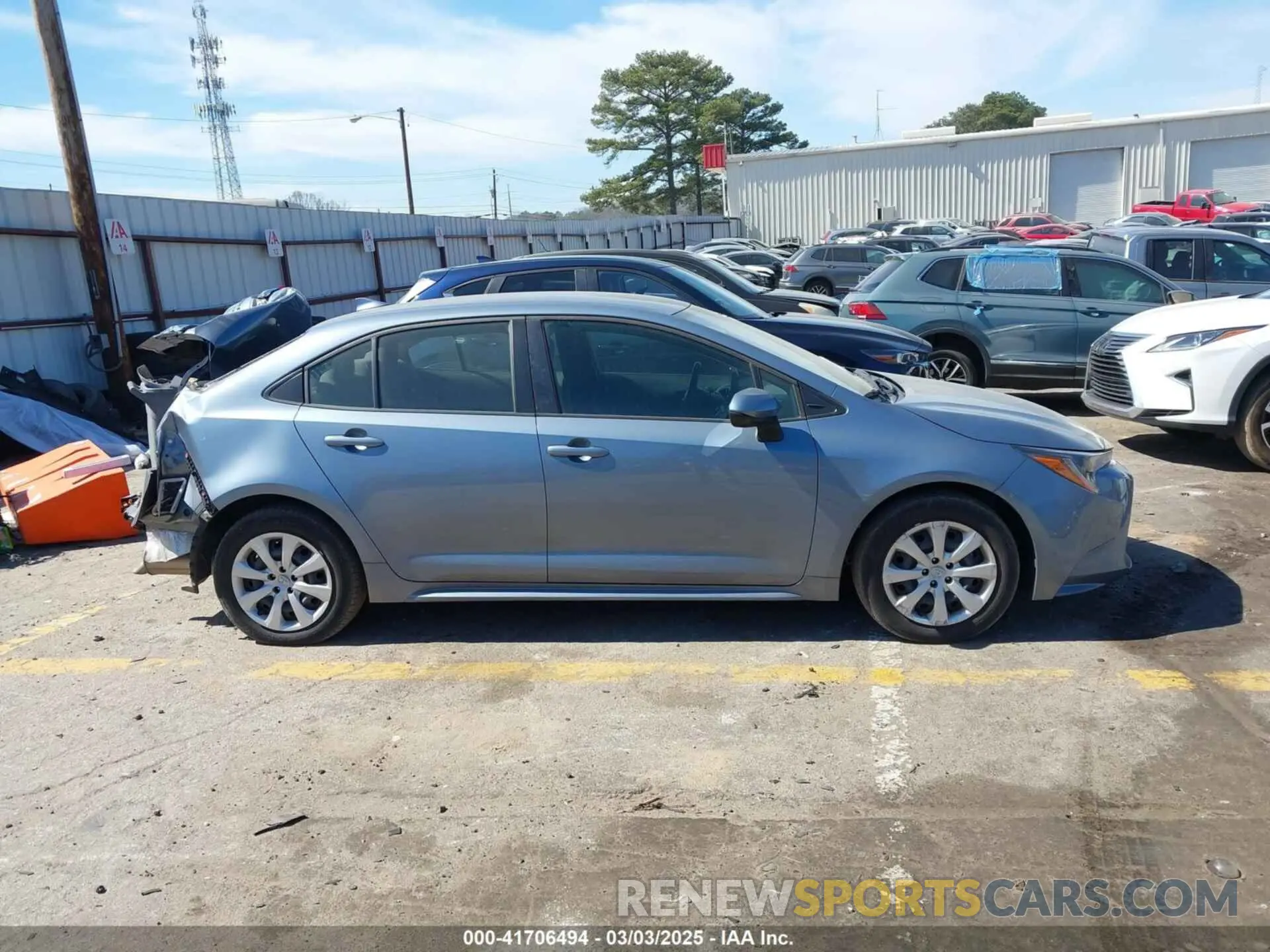 13 fotografías del automóvil dañado JTDEPMAE6NJ191007 TOYOTA COROLLA 2022