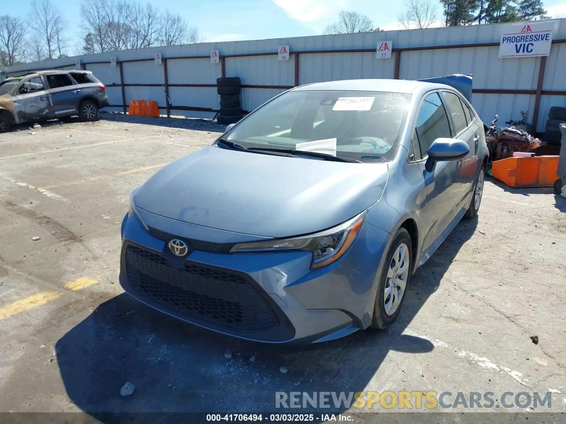 2 fotografías del automóvil dañado JTDEPMAE6NJ191007 TOYOTA COROLLA 2022