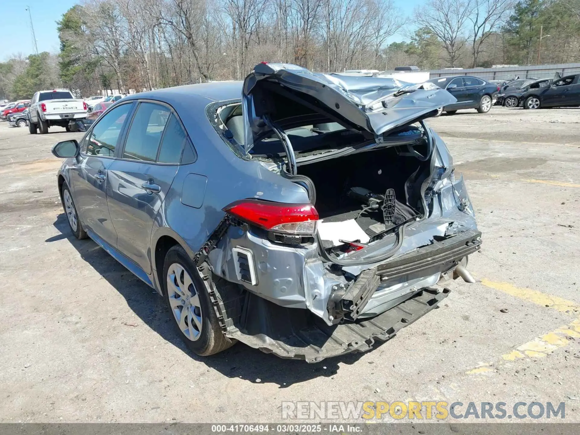 3 fotografías del automóvil dañado JTDEPMAE6NJ191007 TOYOTA COROLLA 2022