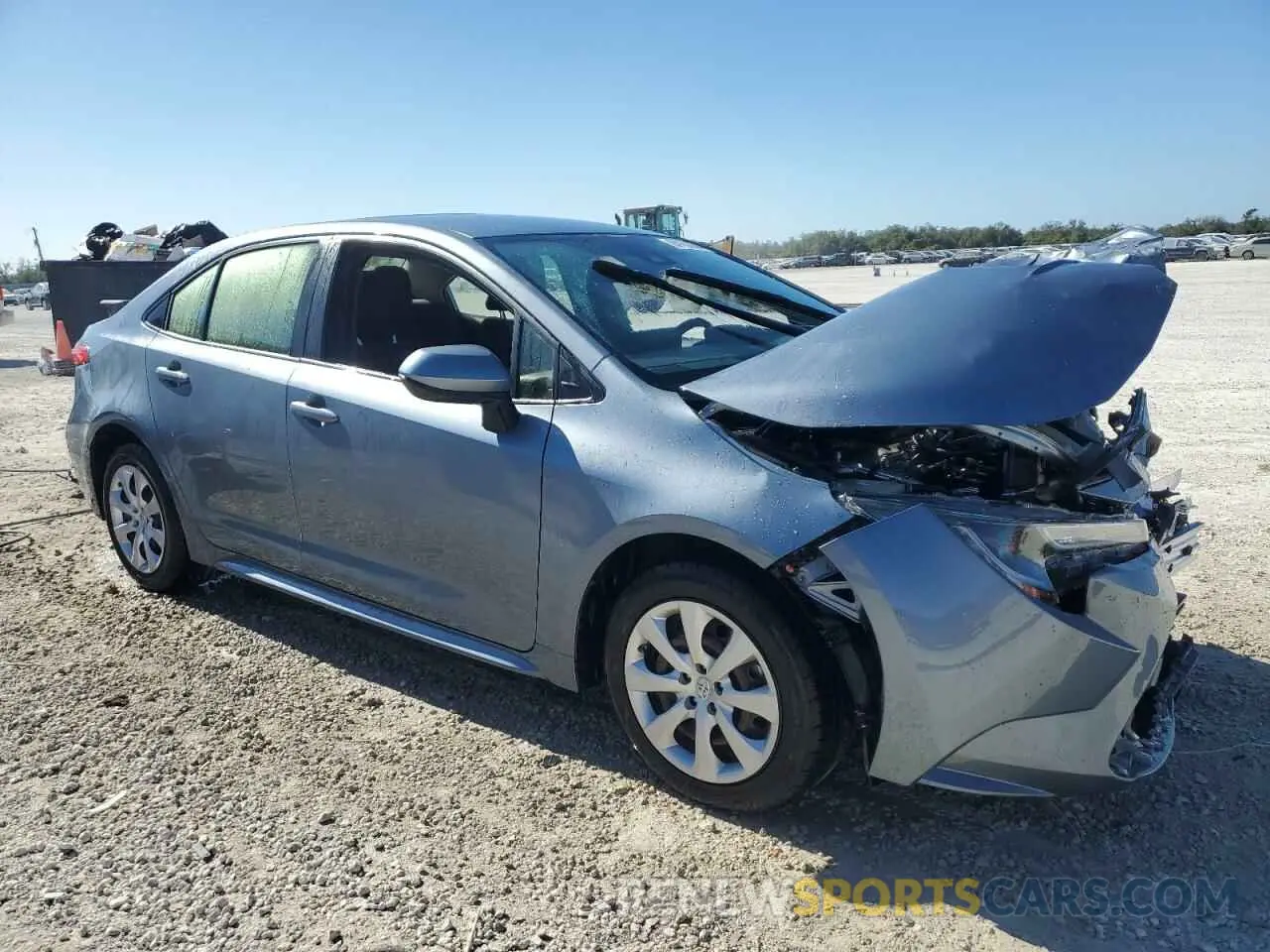 4 fotografías del automóvil dañado JTDEPMAE6NJ192349 TOYOTA COROLLA 2022