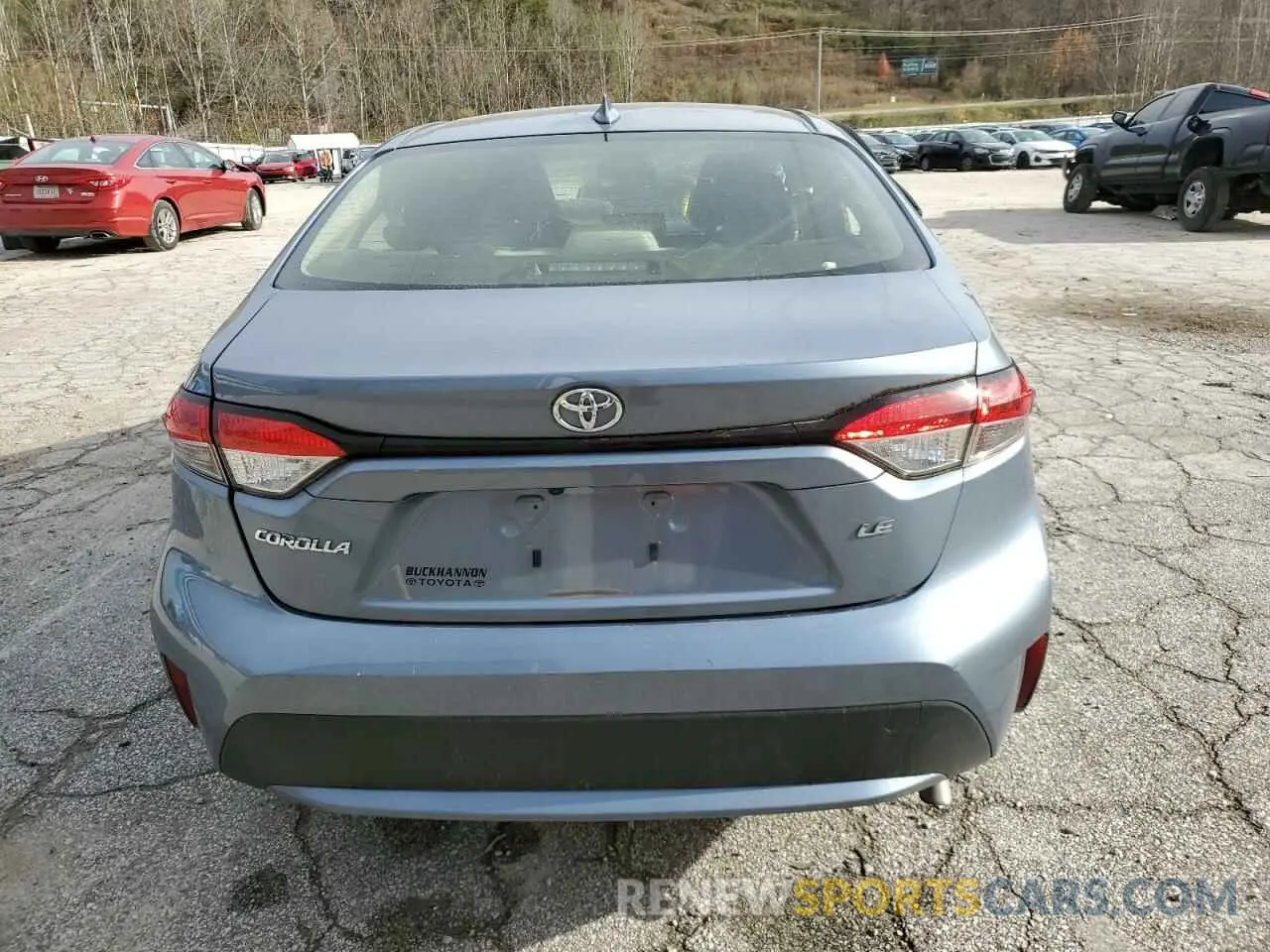 6 fotografías del automóvil dañado JTDEPMAE6NJ193081 TOYOTA COROLLA 2022
