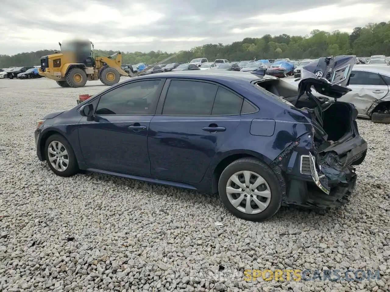 2 fotografías del automóvil dañado JTDEPMAE6NJ194117 TOYOTA COROLLA 2022