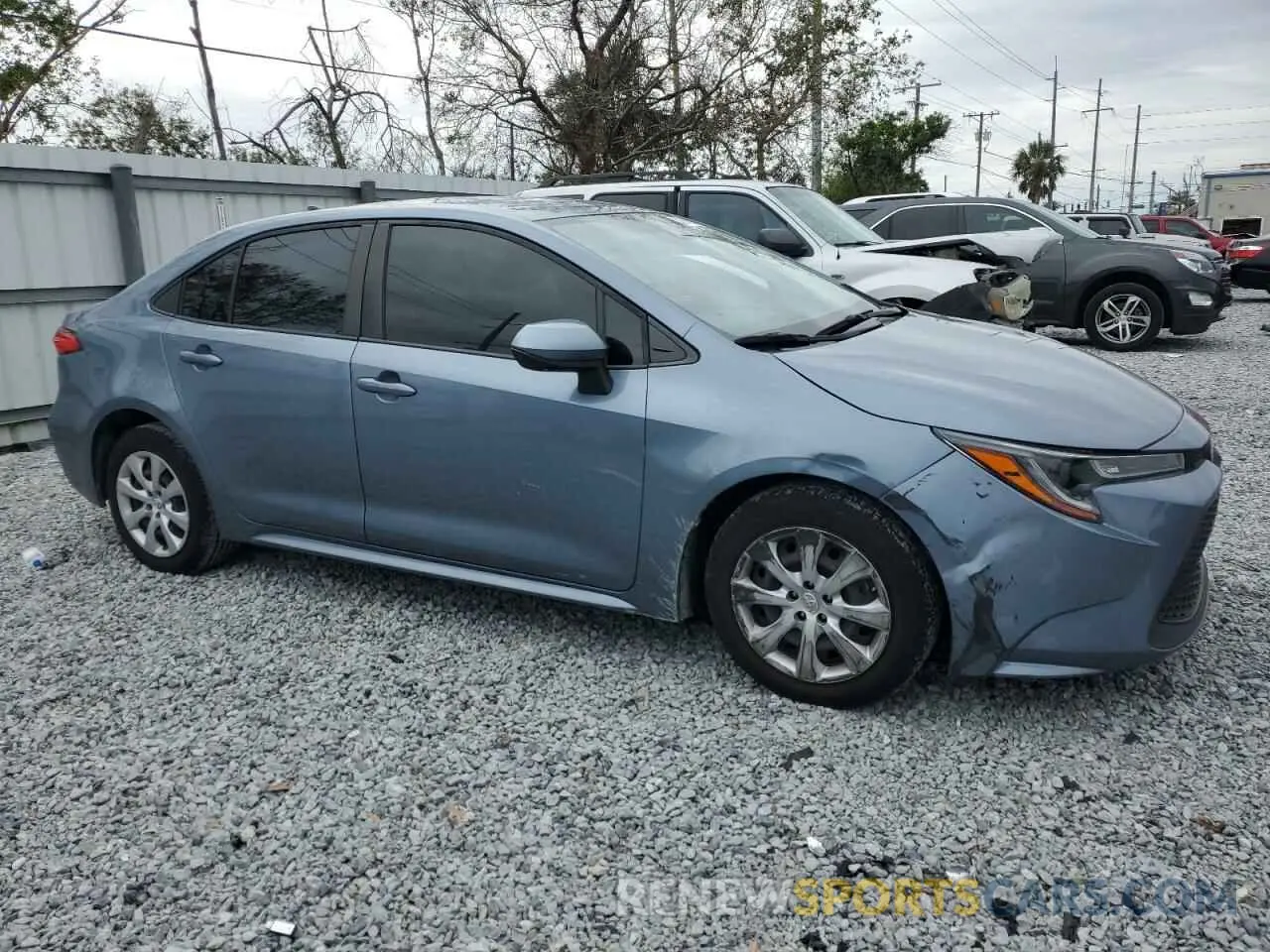 4 fotografías del automóvil dañado JTDEPMAE6NJ203270 TOYOTA COROLLA 2022