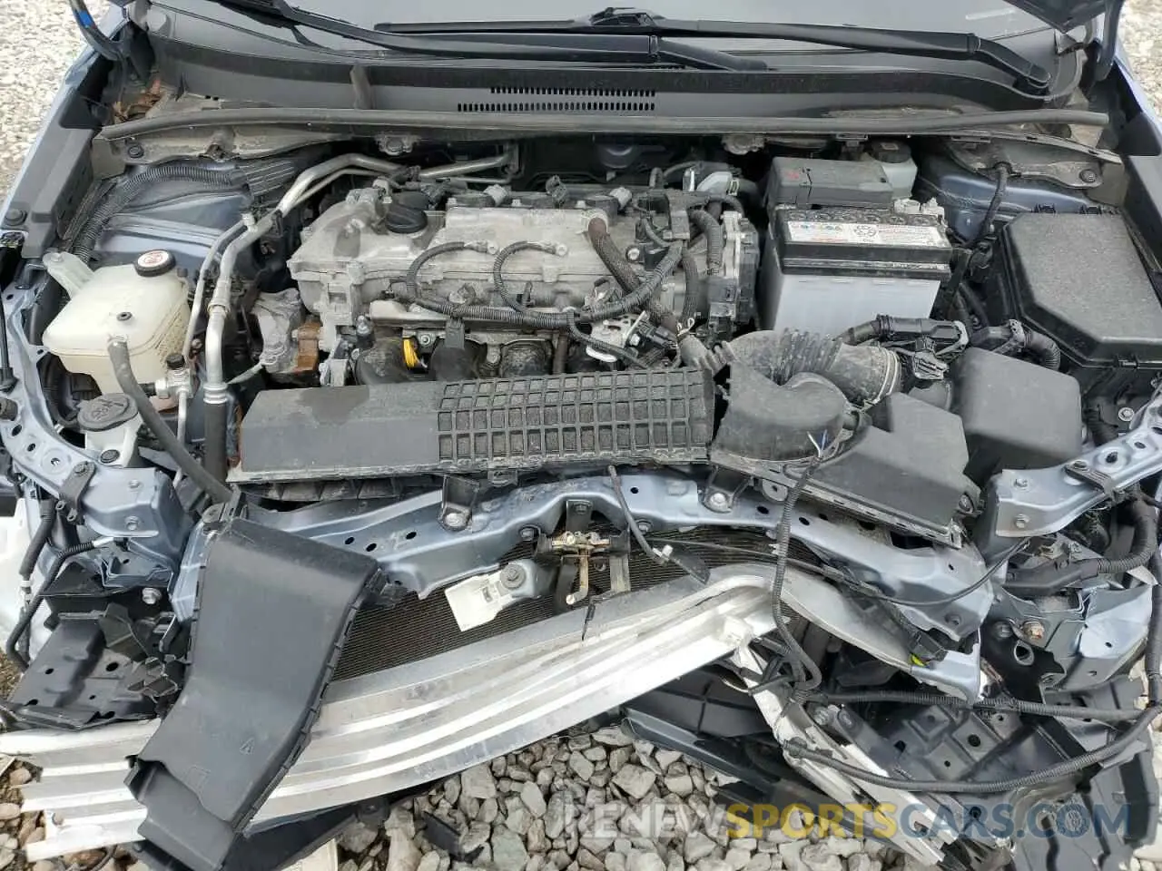 11 fotografías del automóvil dañado JTDEPMAE6NJ205696 TOYOTA COROLLA 2022