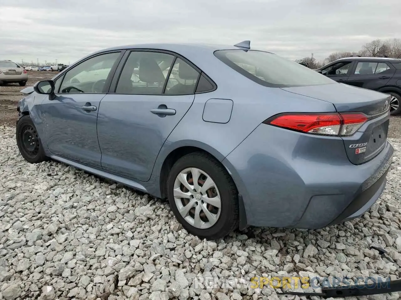 2 fotografías del automóvil dañado JTDEPMAE6NJ205696 TOYOTA COROLLA 2022