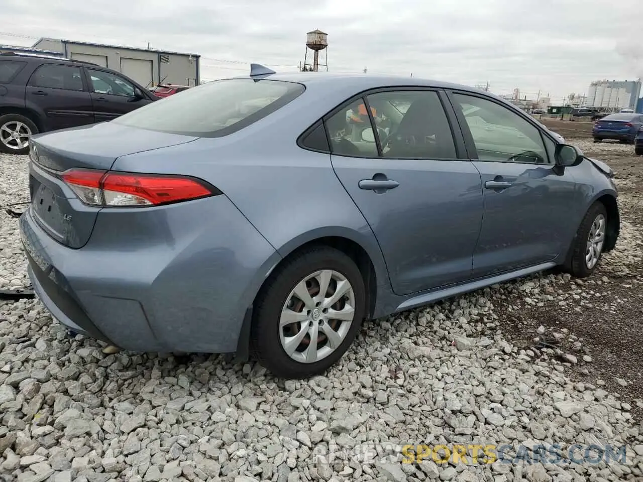 3 fotografías del automóvil dañado JTDEPMAE6NJ205696 TOYOTA COROLLA 2022