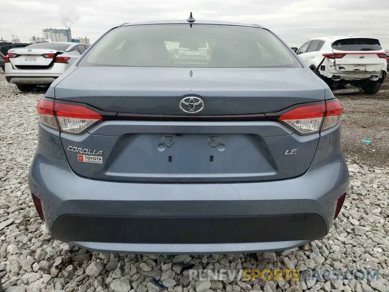 6 fotografías del automóvil dañado JTDEPMAE6NJ205696 TOYOTA COROLLA 2022