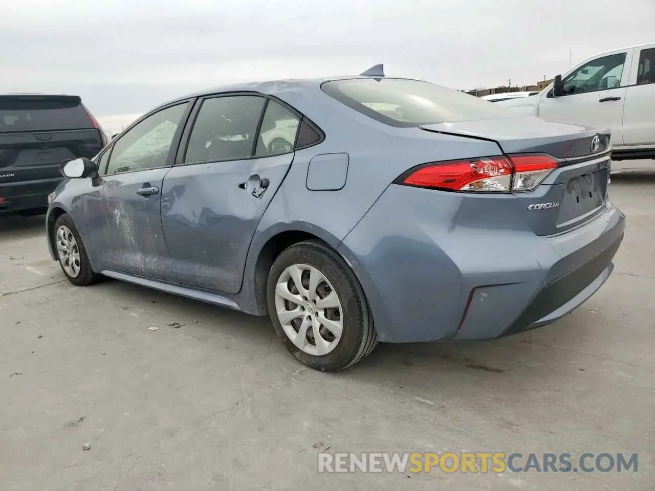 2 fotografías del automóvil dañado JTDEPMAE6NJ210056 TOYOTA COROLLA 2022