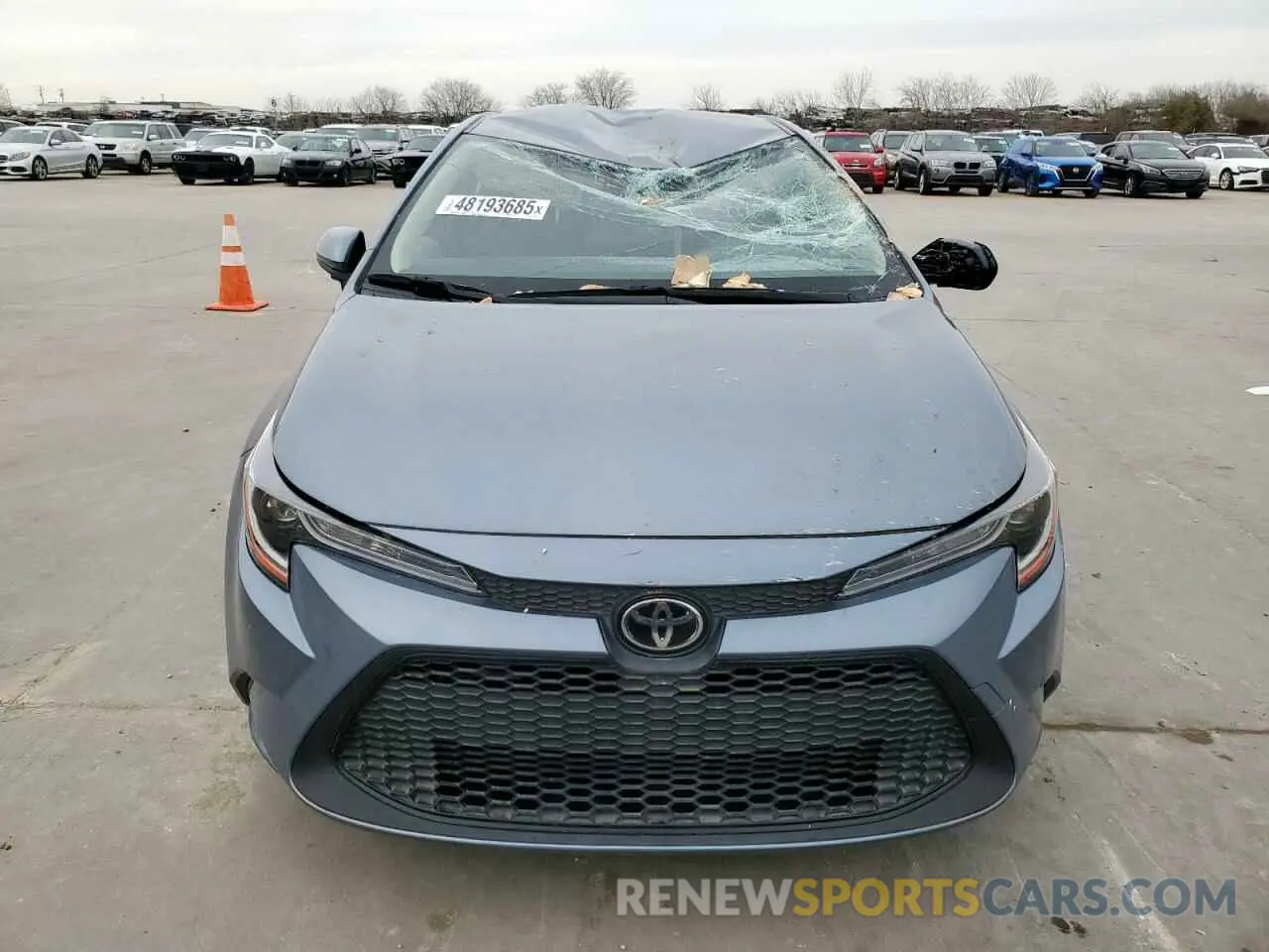 5 fotografías del automóvil dañado JTDEPMAE6NJ210056 TOYOTA COROLLA 2022