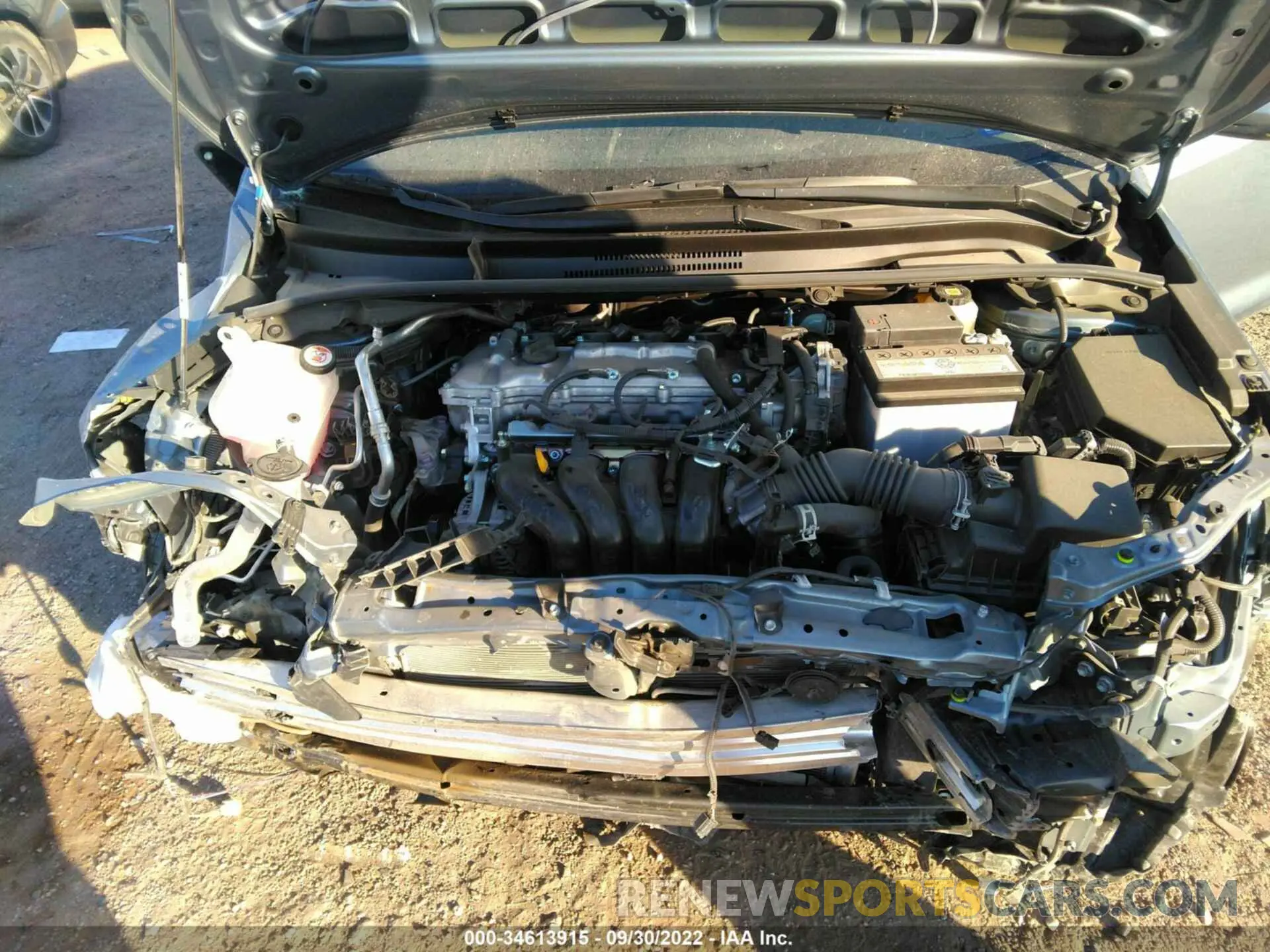 10 fotografías del automóvil dañado JTDEPMAE6NJ210879 TOYOTA COROLLA 2022
