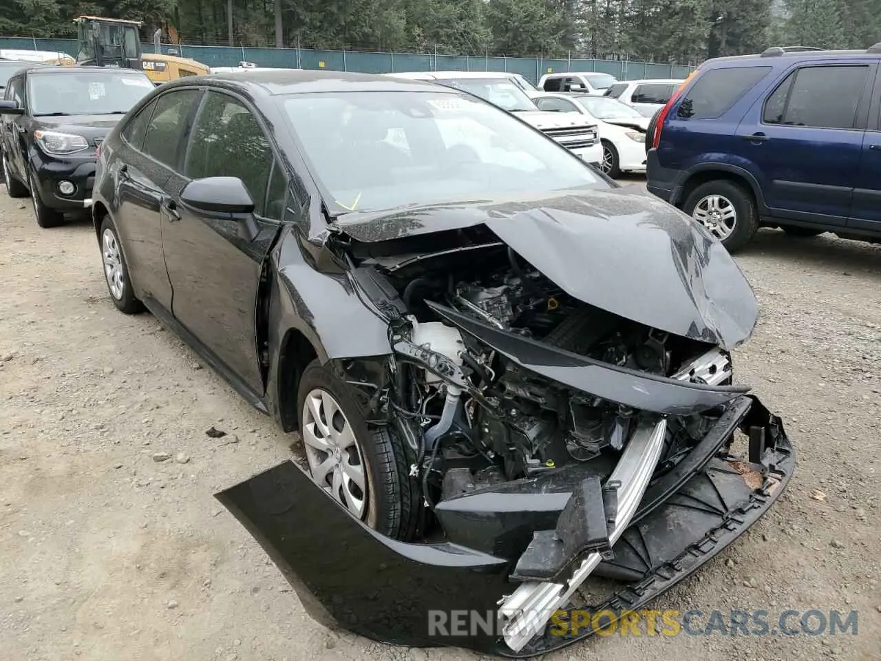 1 fotografías del automóvil dañado JTDEPMAE6NJ214043 TOYOTA COROLLA 2022
