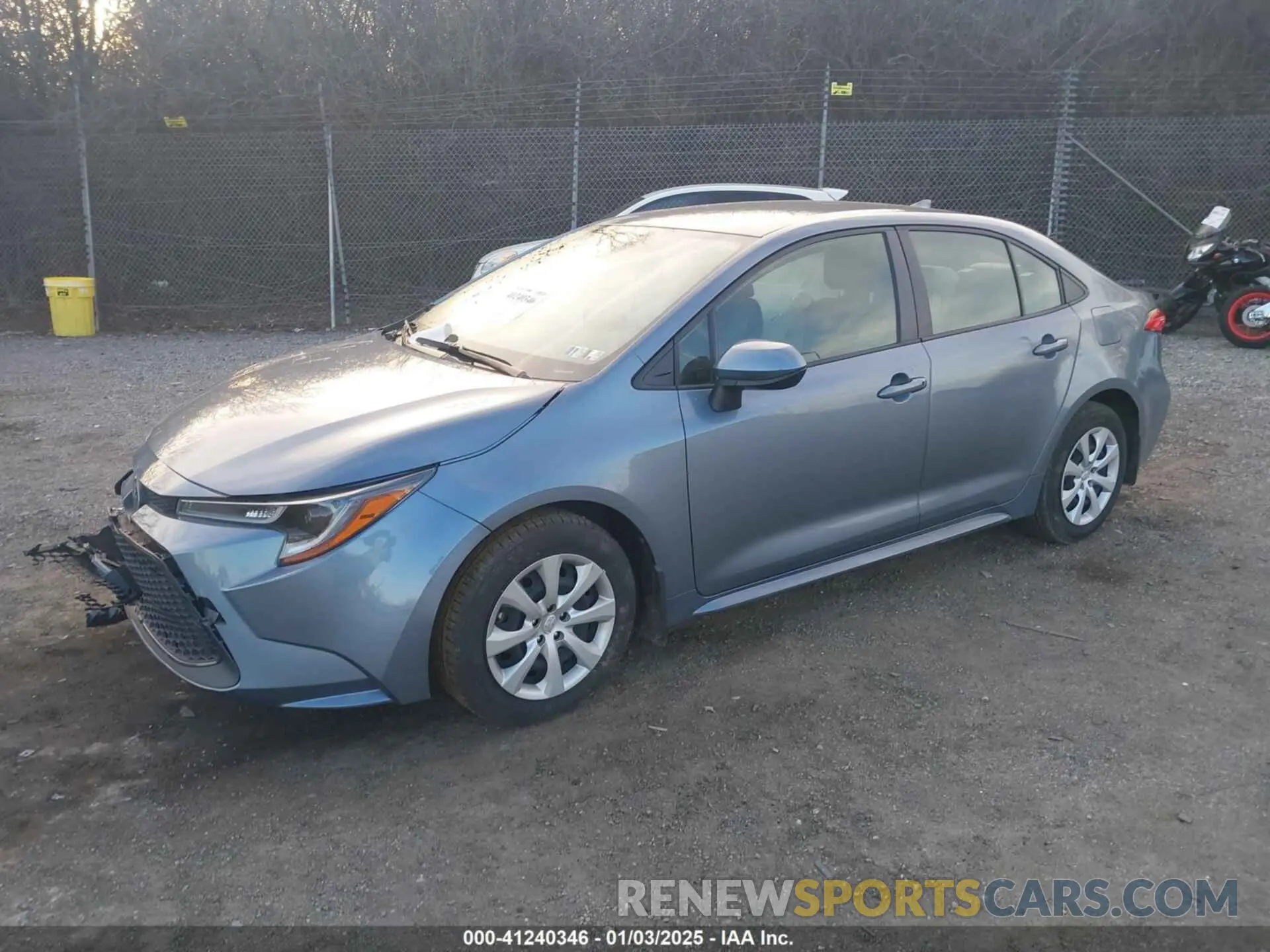 2 fotografías del automóvil dañado JTDEPMAE6NJ217511 TOYOTA COROLLA 2022