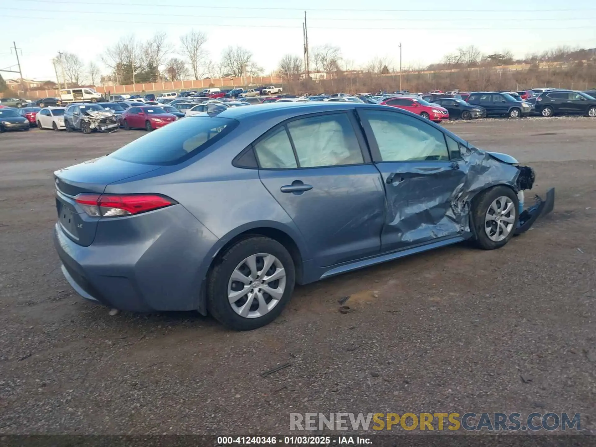 4 fotografías del automóvil dañado JTDEPMAE6NJ217511 TOYOTA COROLLA 2022