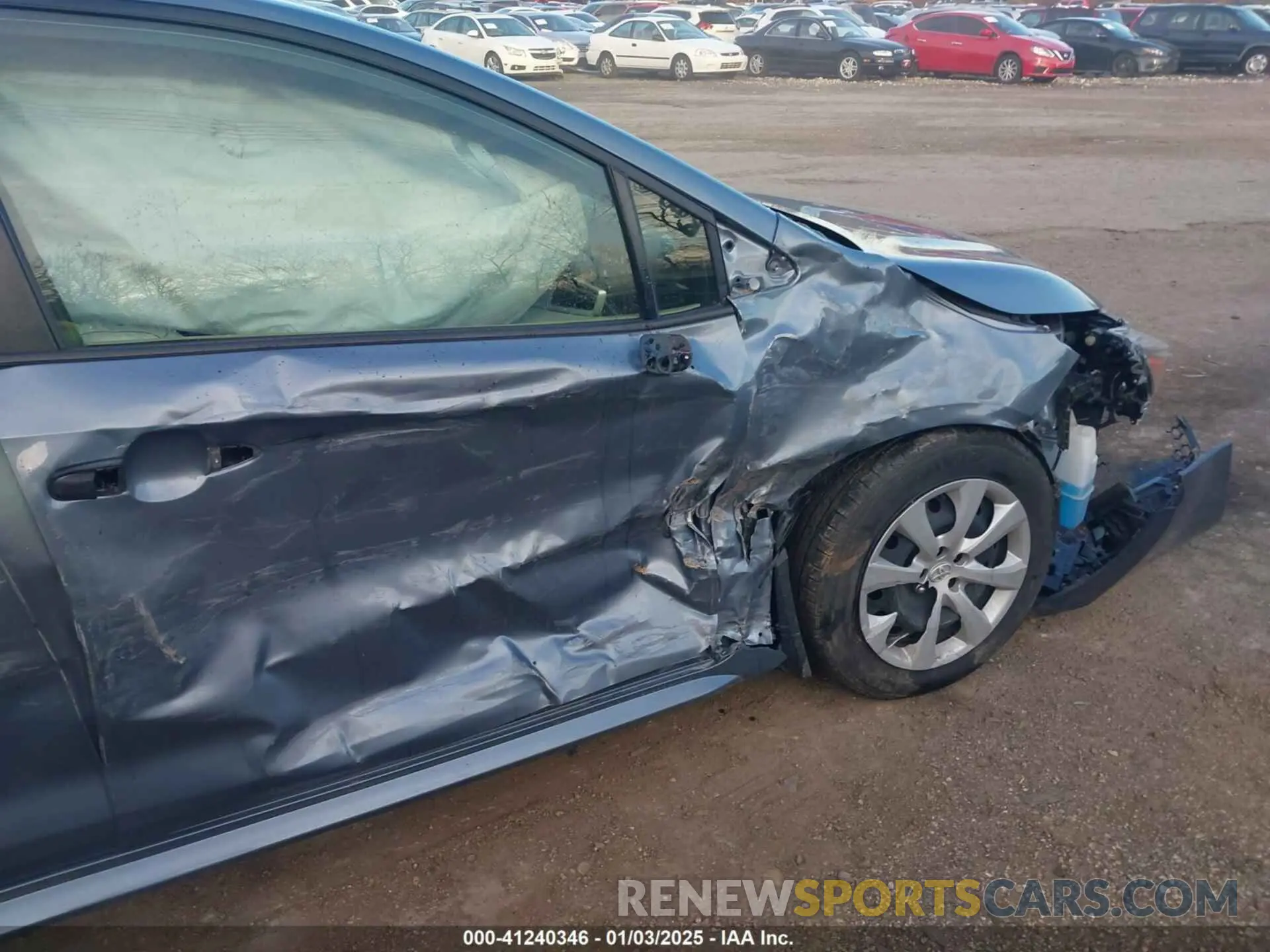 6 fotografías del automóvil dañado JTDEPMAE6NJ217511 TOYOTA COROLLA 2022