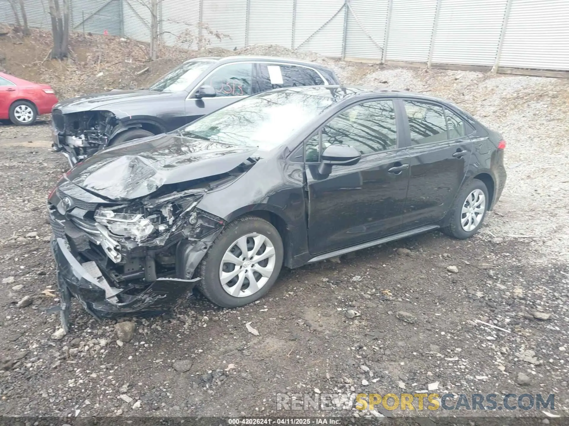 2 fotografías del automóvil dañado JTDEPMAE6NJ220196 TOYOTA COROLLA 2022