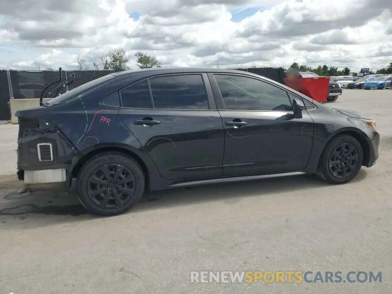 3 fotografías del automóvil dañado JTDEPMAE6NJ220702 TOYOTA COROLLA 2022