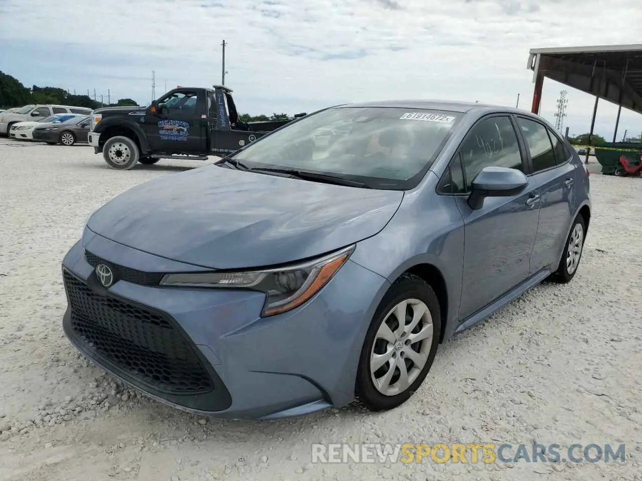 2 fotografías del automóvil dañado JTDEPMAE6NJ222188 TOYOTA COROLLA 2022
