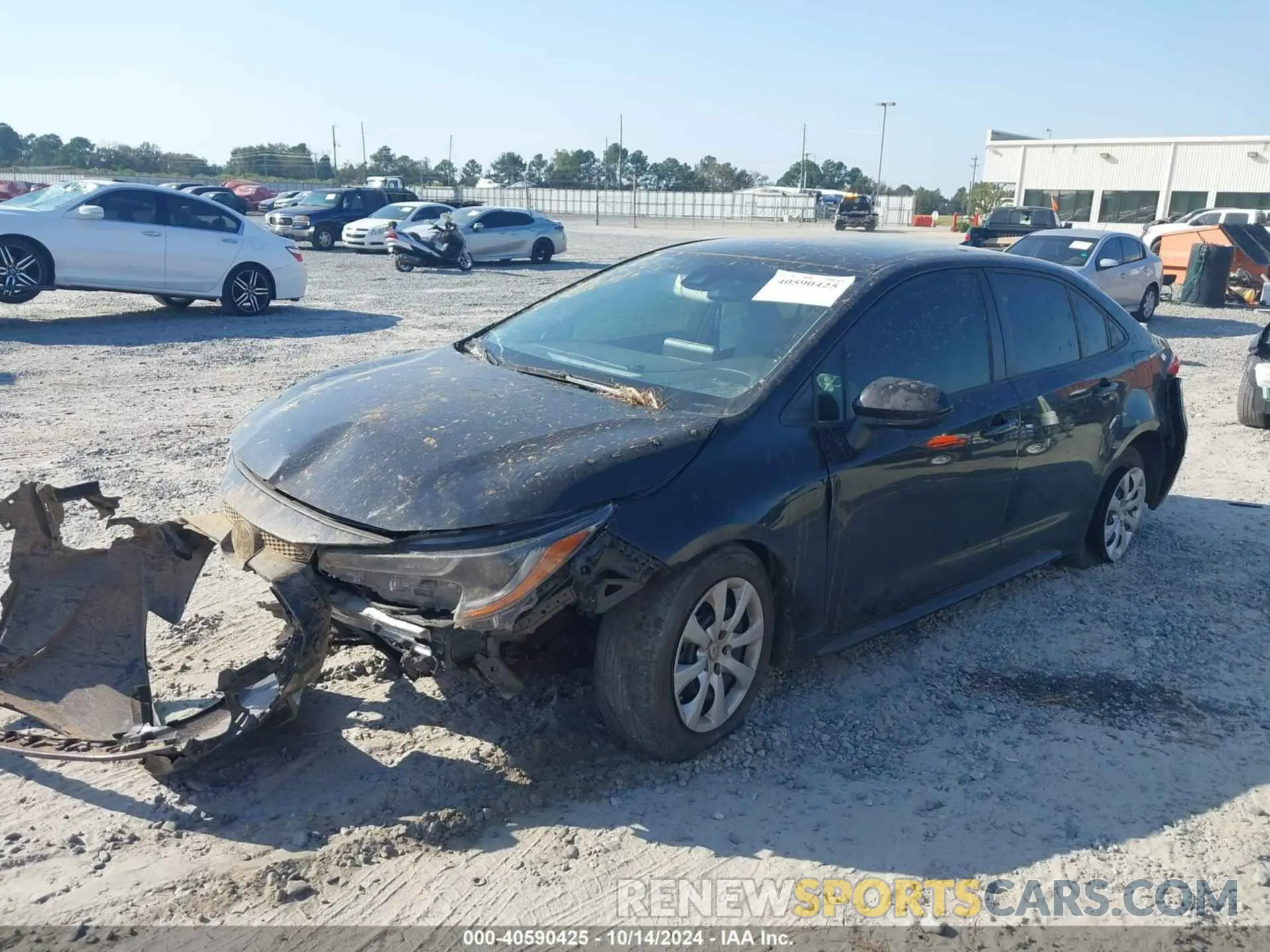 2 fotografías del automóvil dañado JTDEPMAE6NJ225690 TOYOTA COROLLA 2022