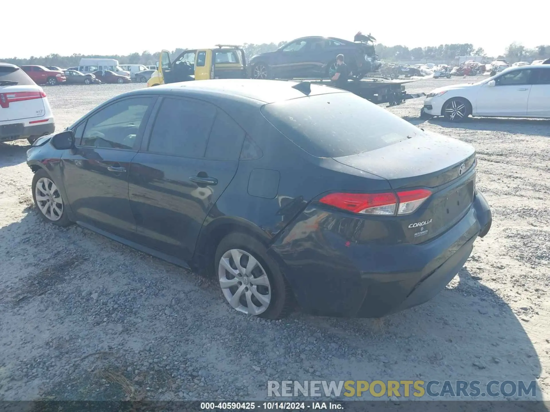 3 fotografías del automóvil dañado JTDEPMAE6NJ225690 TOYOTA COROLLA 2022