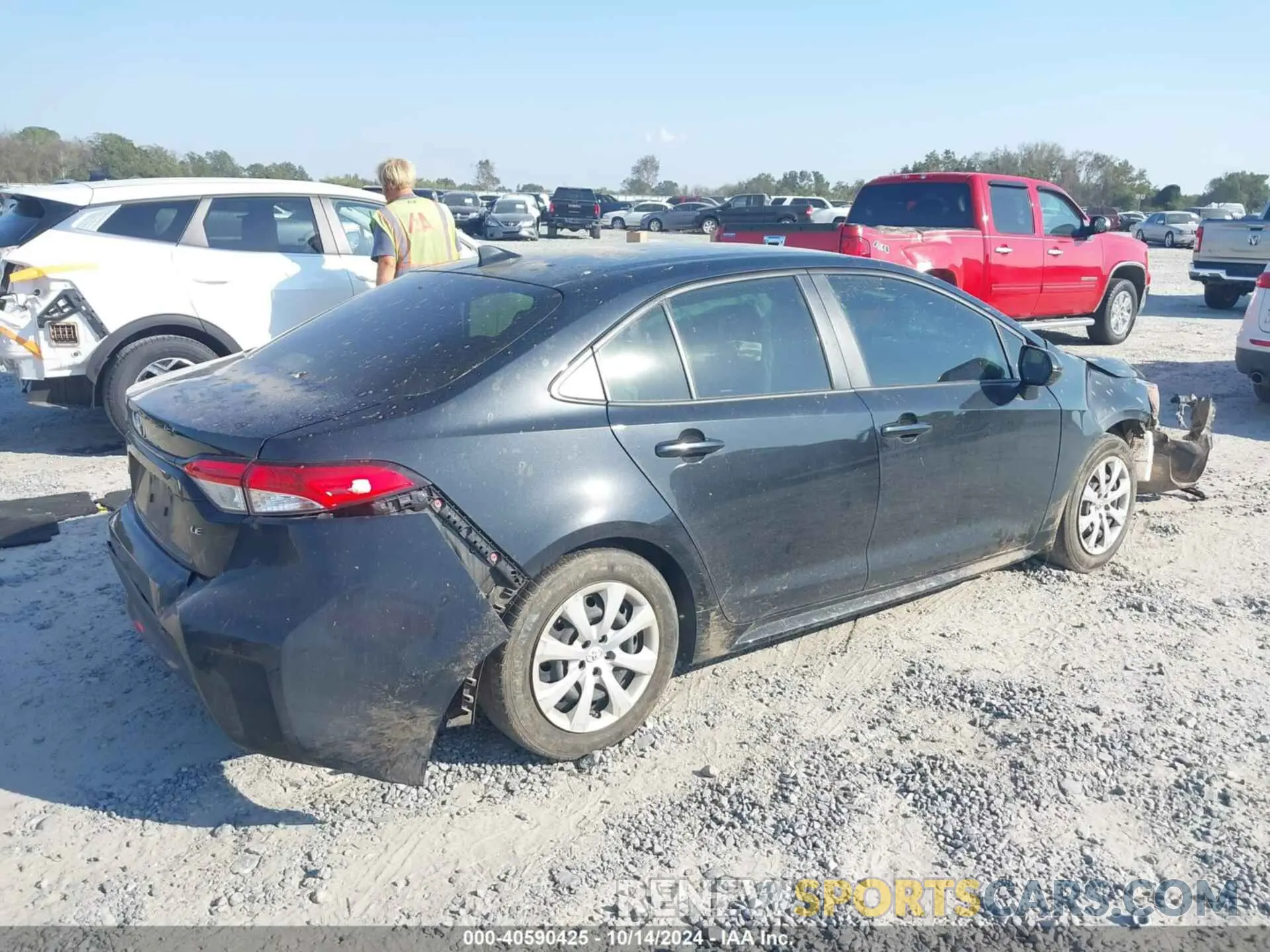 4 fotografías del automóvil dañado JTDEPMAE6NJ225690 TOYOTA COROLLA 2022
