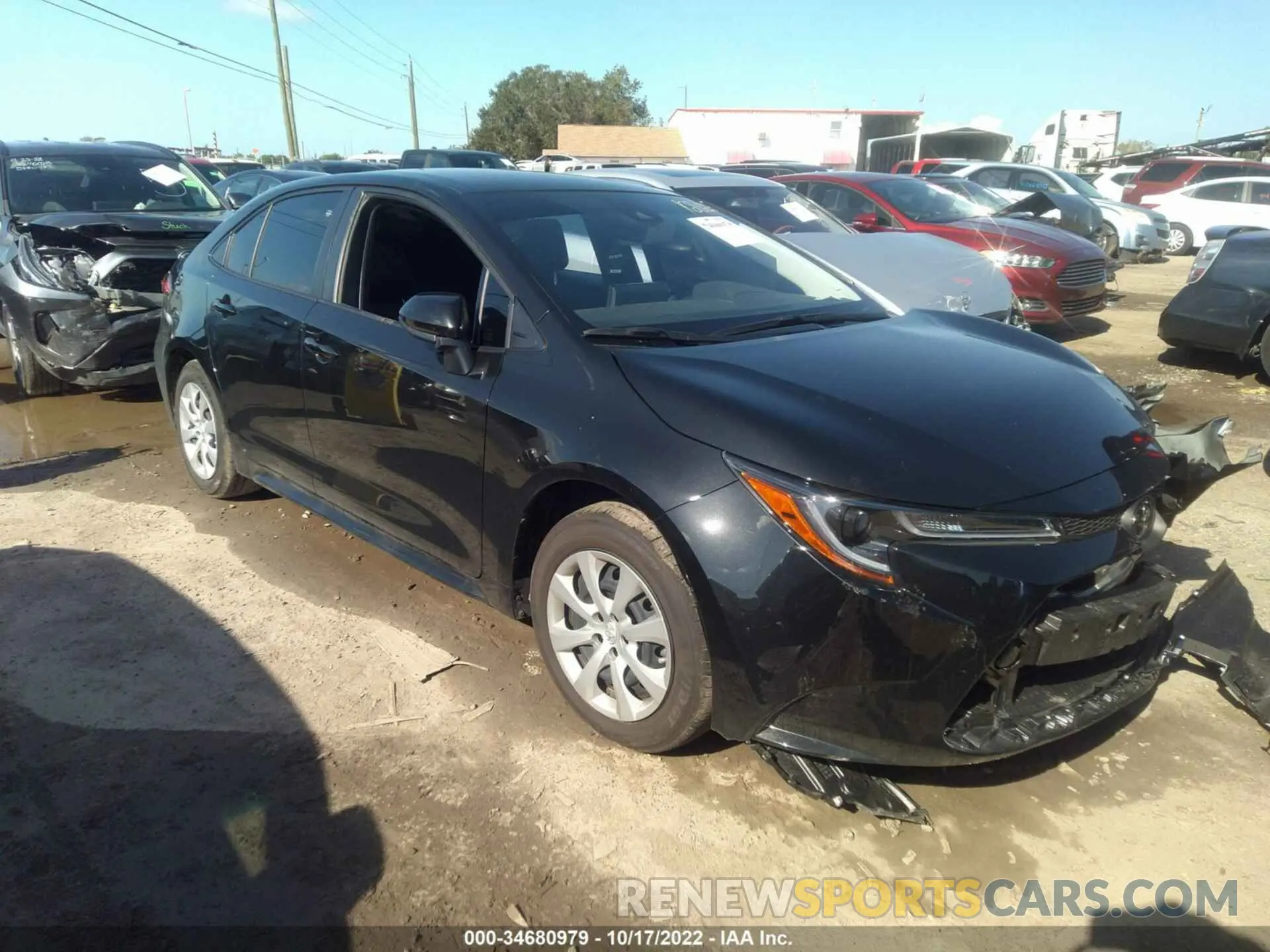 1 fotografías del automóvil dañado JTDEPMAE6NJ227357 TOYOTA COROLLA 2022