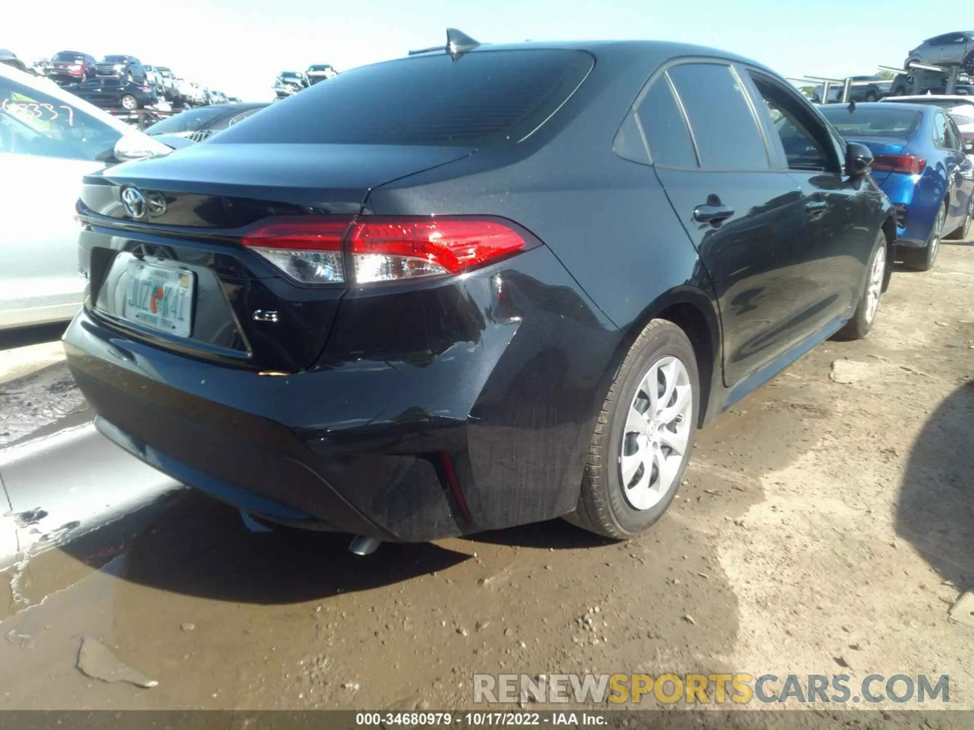 4 fotografías del automóvil dañado JTDEPMAE6NJ227357 TOYOTA COROLLA 2022