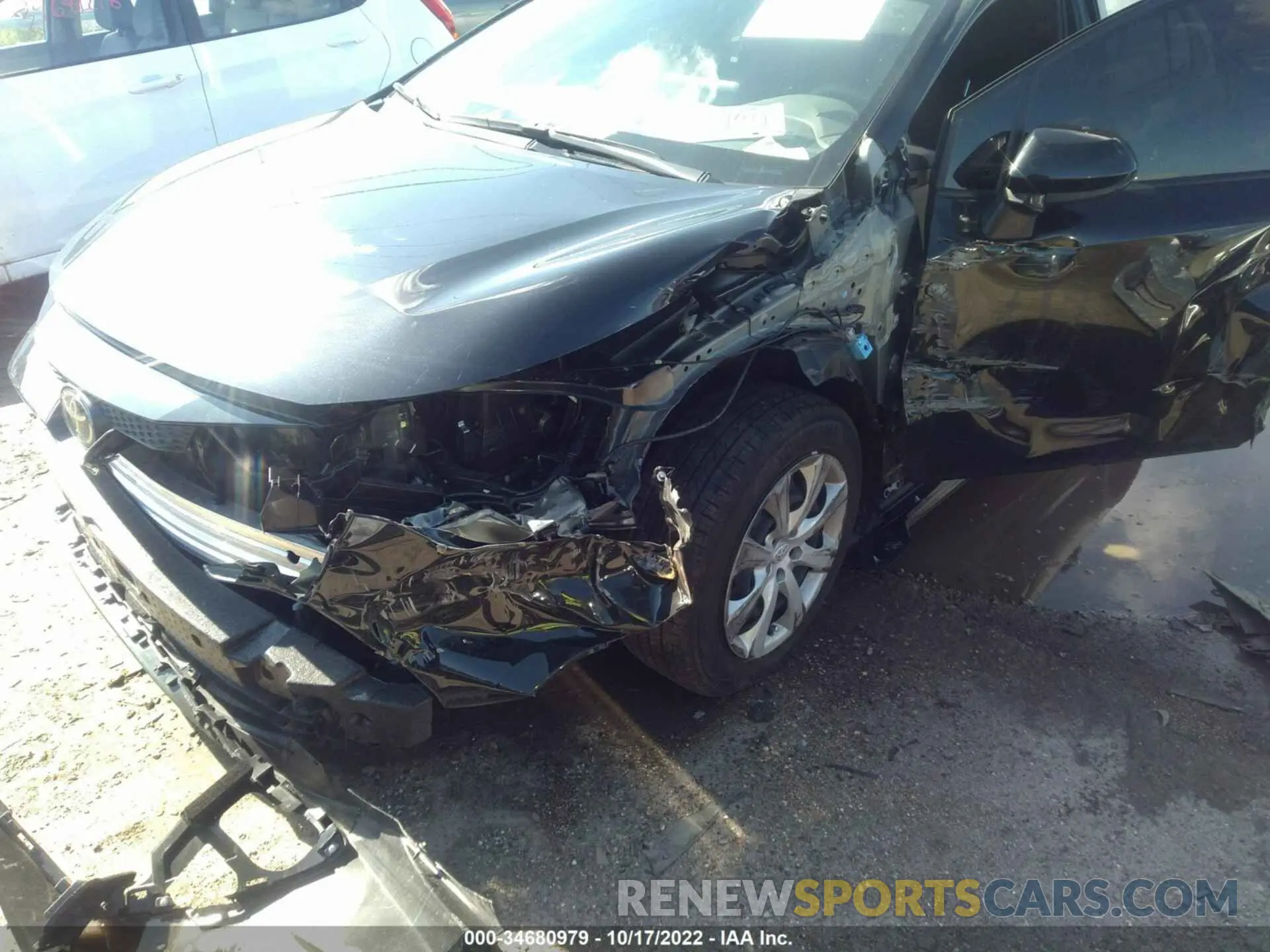 6 fotografías del automóvil dañado JTDEPMAE6NJ227357 TOYOTA COROLLA 2022