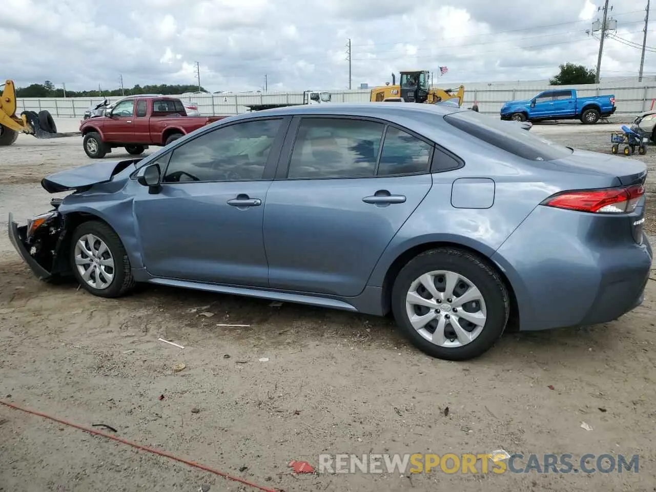 2 fotografías del automóvil dañado JTDEPMAE7N3009903 TOYOTA COROLLA 2022