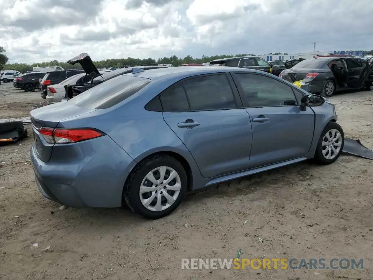 3 fotografías del automóvil dañado JTDEPMAE7N3009903 TOYOTA COROLLA 2022