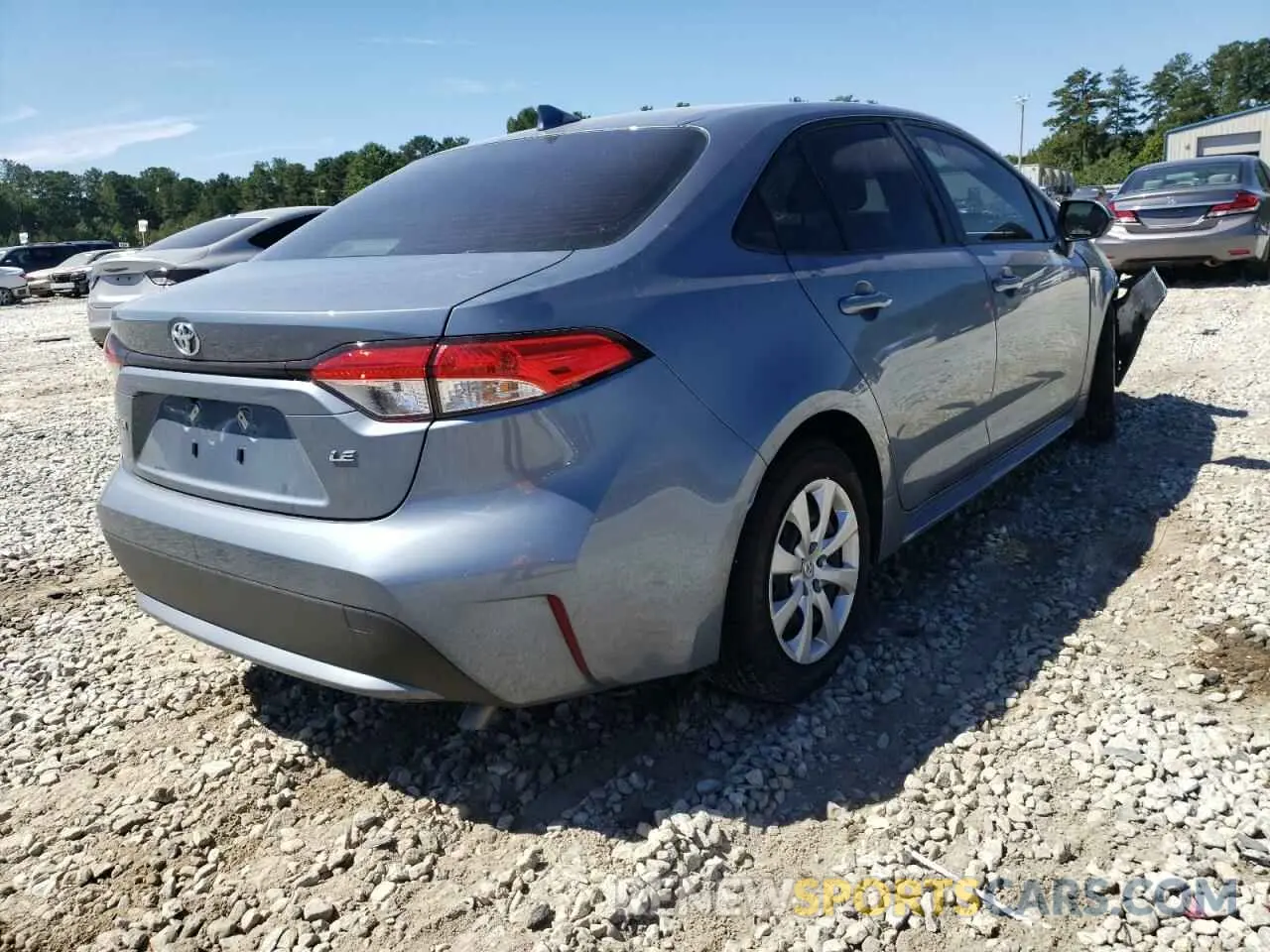 4 fotografías del automóvil dañado JTDEPMAE7N3014812 TOYOTA COROLLA 2022