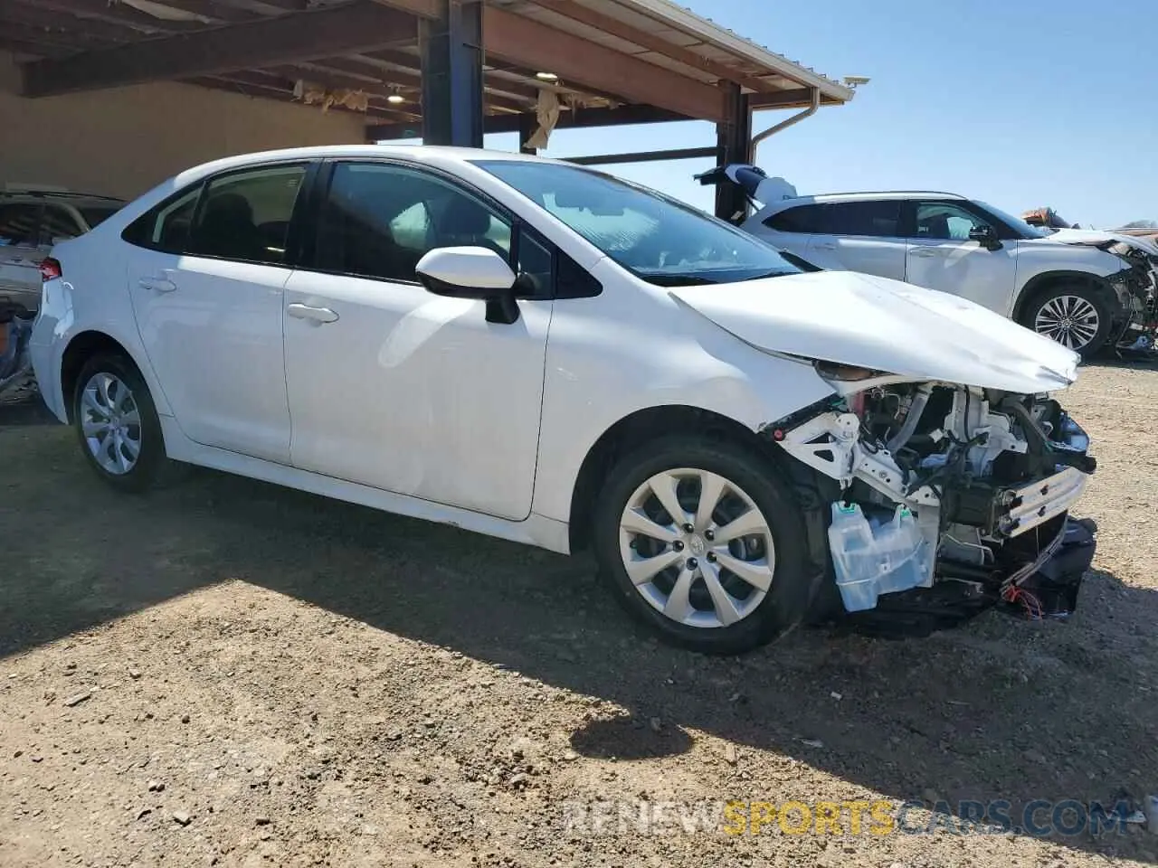 4 fotografías del automóvil dañado JTDEPMAE7N3018455 TOYOTA COROLLA 2022