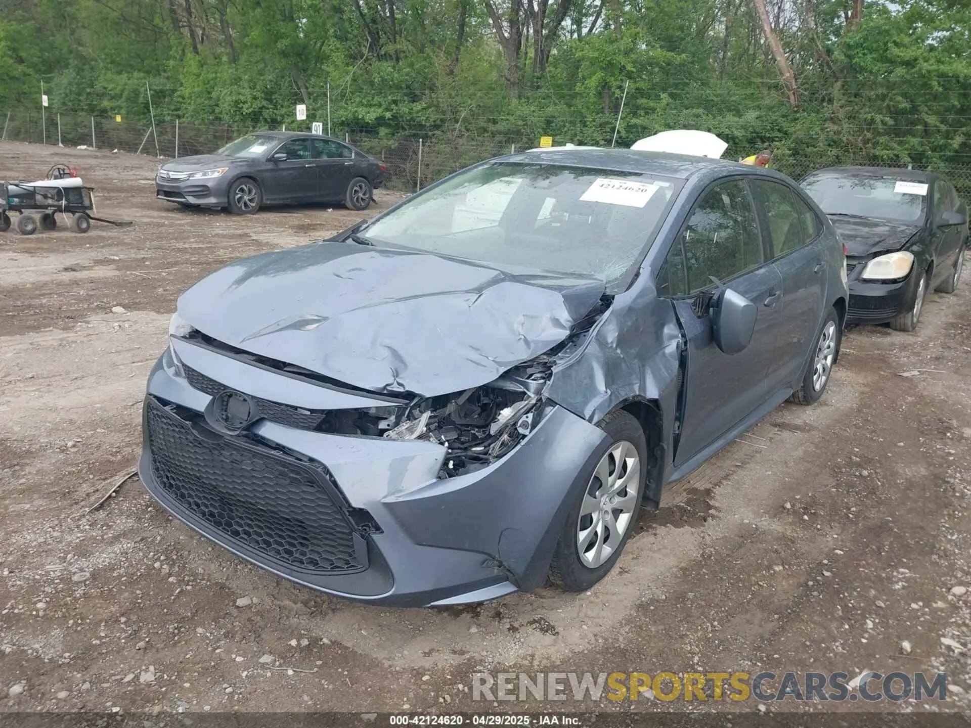 2 fotografías del automóvil dañado JTDEPMAE7N3025034 TOYOTA COROLLA 2022