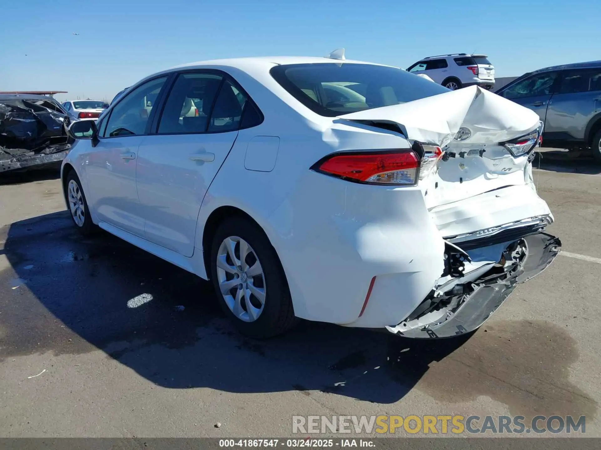 3 fotografías del automóvil dañado JTDEPMAE7N3025132 TOYOTA COROLLA 2022