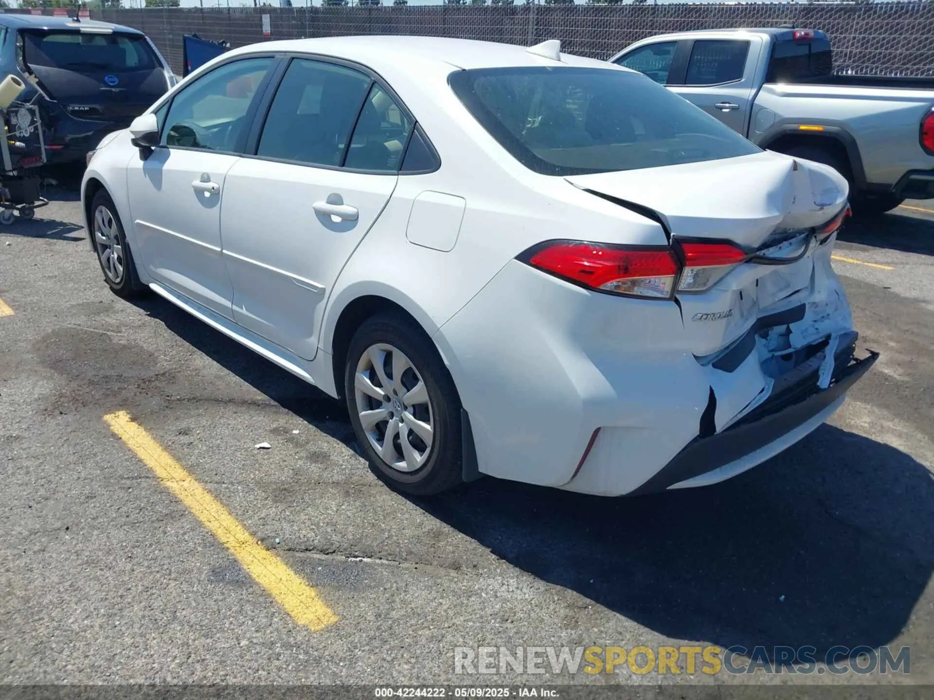 3 fotografías del automóvil dañado JTDEPMAE7NJ191324 TOYOTA COROLLA 2022
