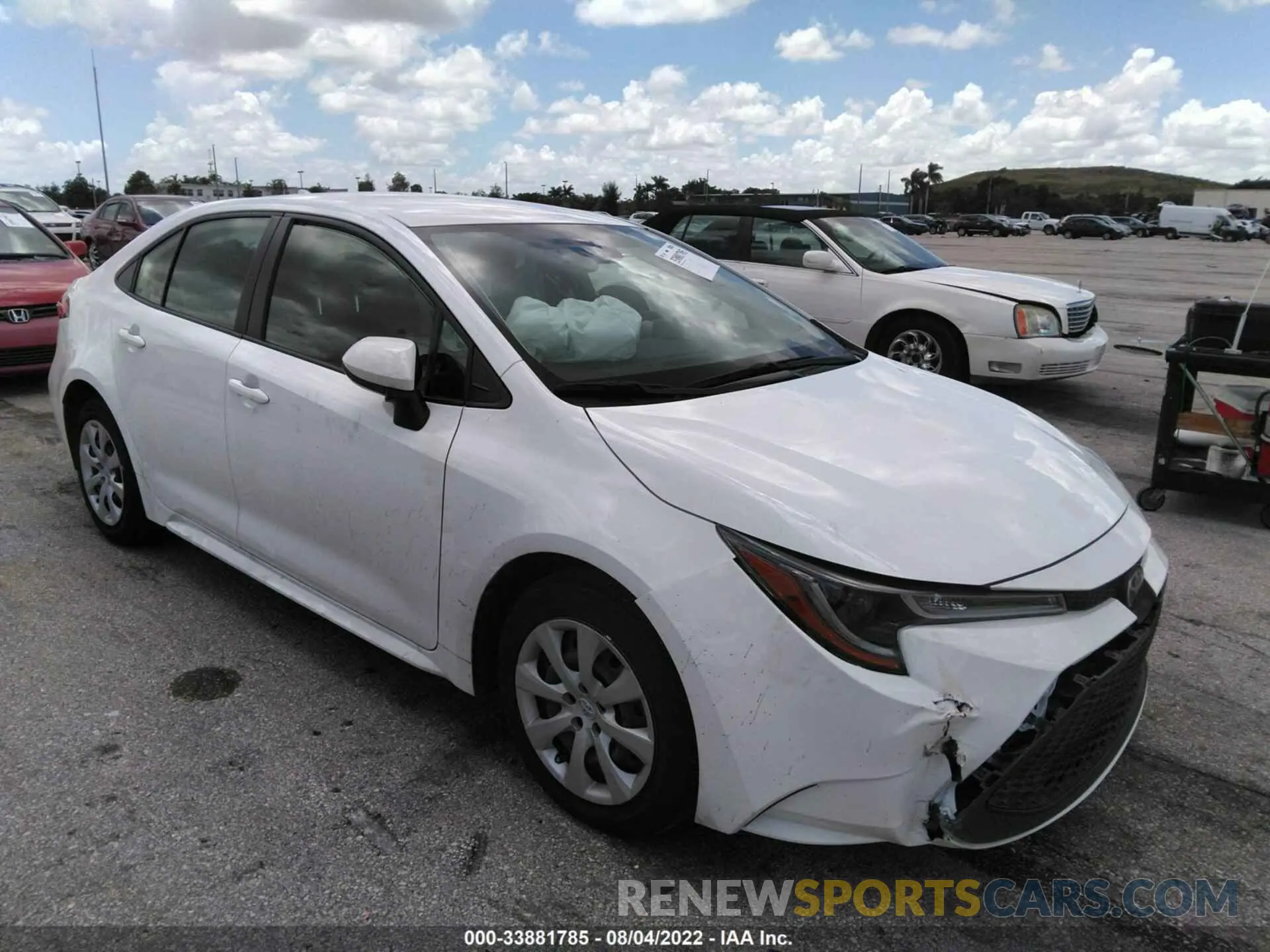 1 fotografías del automóvil dañado JTDEPMAE7NJ192392 TOYOTA COROLLA 2022
