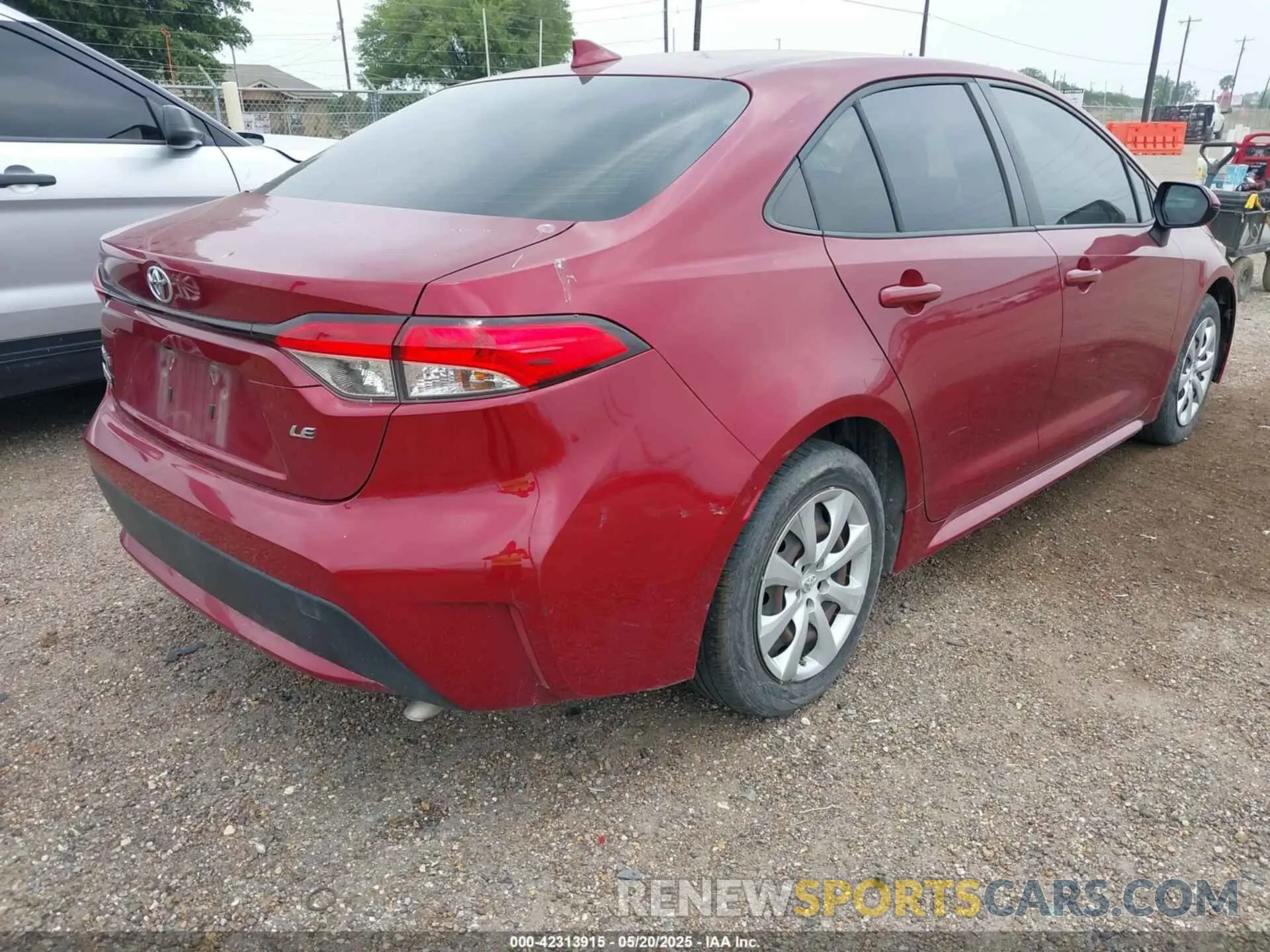4 fotografías del automóvil dañado JTDEPMAE7NJ202564 TOYOTA COROLLA 2022