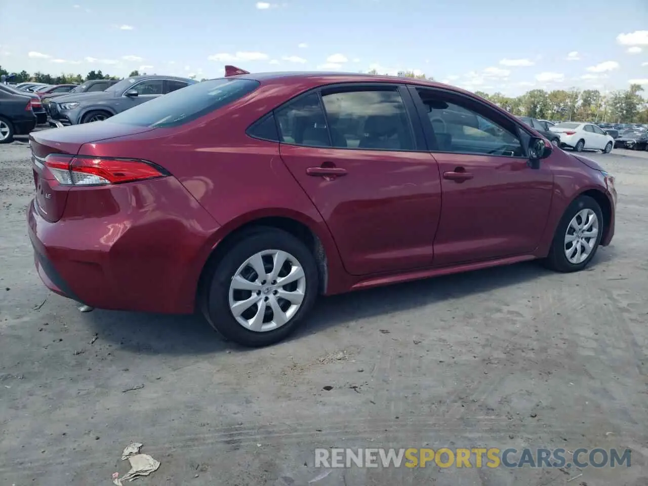 3 fotografías del automóvil dañado JTDEPMAE7NJ203178 TOYOTA COROLLA 2022