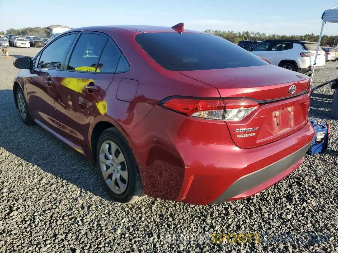 2 fotografías del automóvil dañado JTDEPMAE7NJ203570 TOYOTA COROLLA 2022