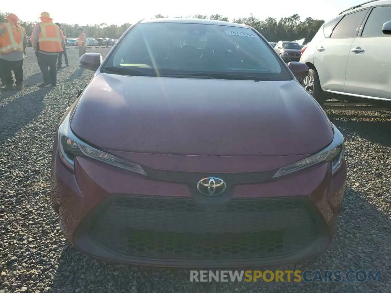 5 fotografías del automóvil dañado JTDEPMAE7NJ203570 TOYOTA COROLLA 2022