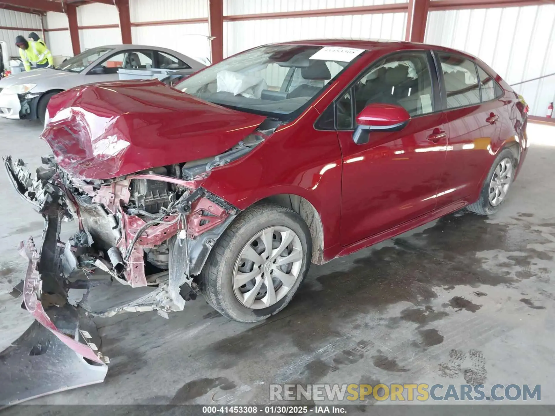 2 fotografías del automóvil dañado JTDEPMAE7NJ210387 TOYOTA COROLLA 2022
