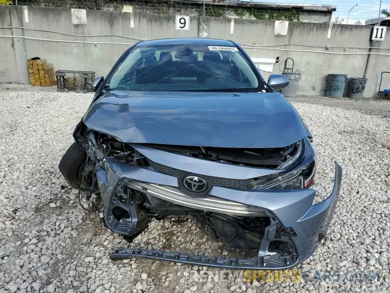 5 fotografías del automóvil dañado JTDEPMAE7NJ211927 TOYOTA COROLLA 2022