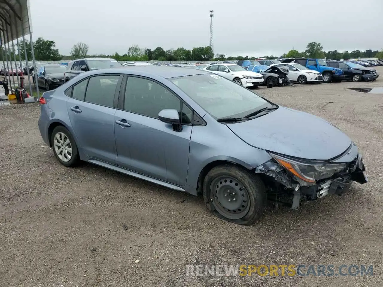 4 fotografías del automóvil dañado JTDEPMAE7NJ217744 TOYOTA COROLLA 2022