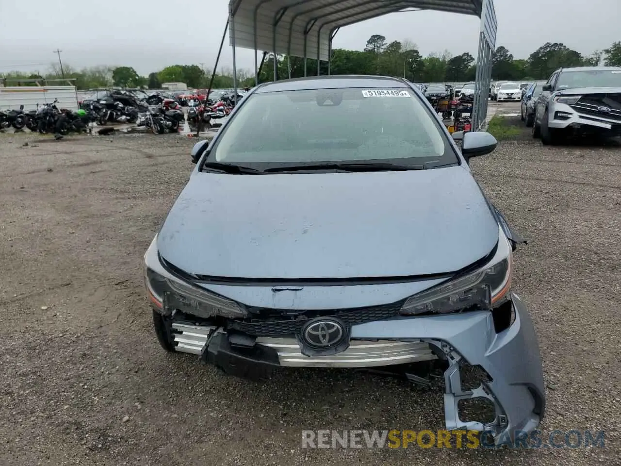 5 fotografías del automóvil dañado JTDEPMAE7NJ217744 TOYOTA COROLLA 2022