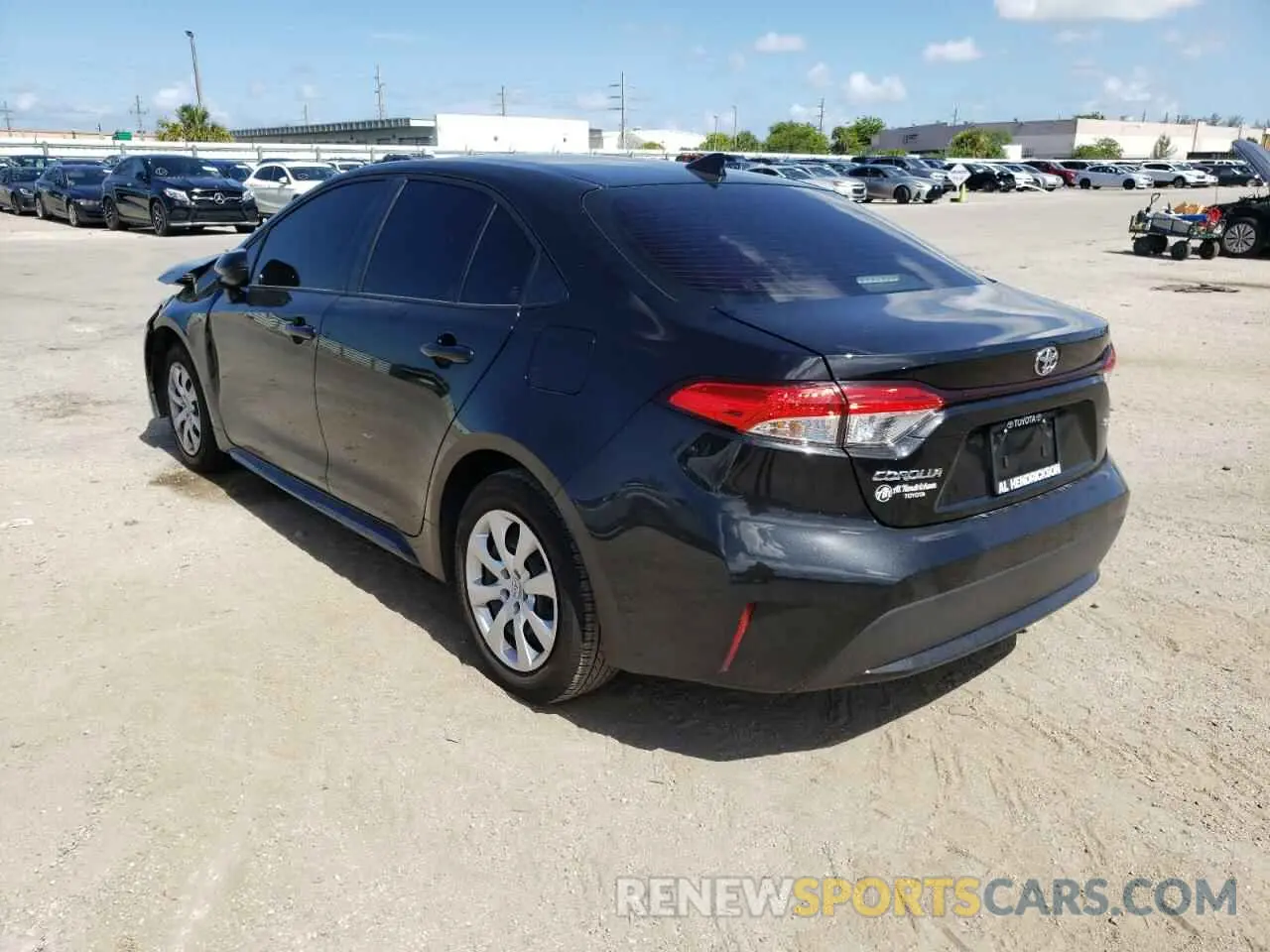 3 fotografías del automóvil dañado JTDEPMAE7NJ218490 TOYOTA COROLLA 2022