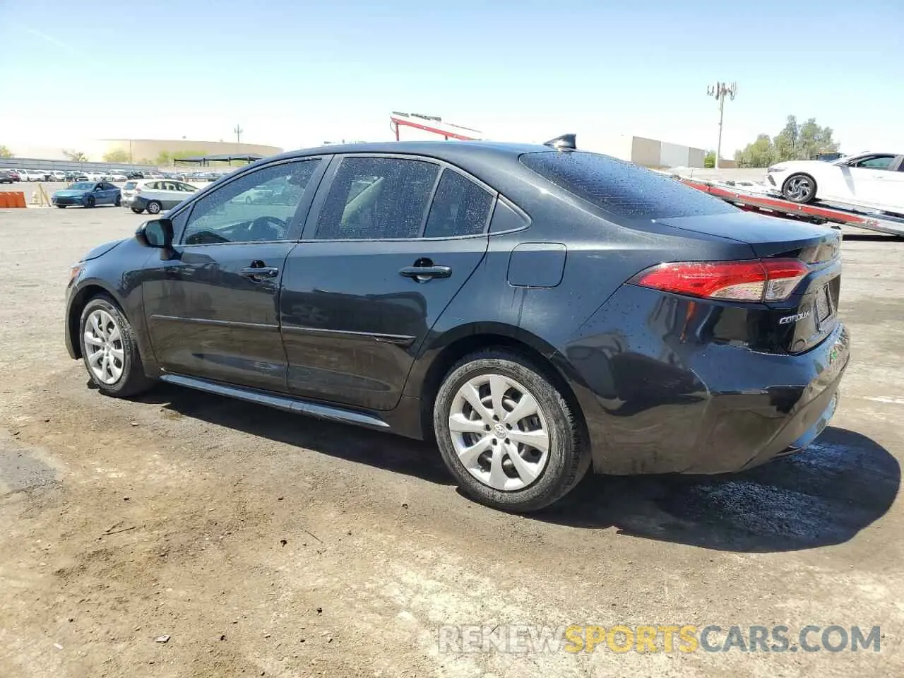 2 fotografías del automóvil dañado JTDEPMAE7NJ228923 TOYOTA COROLLA 2022