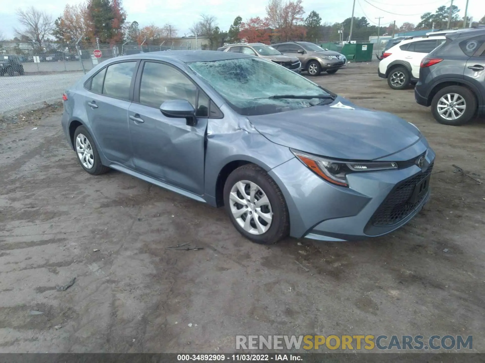 1 fotografías del automóvil dañado JTDEPMAE7NJ230784 TOYOTA COROLLA 2022