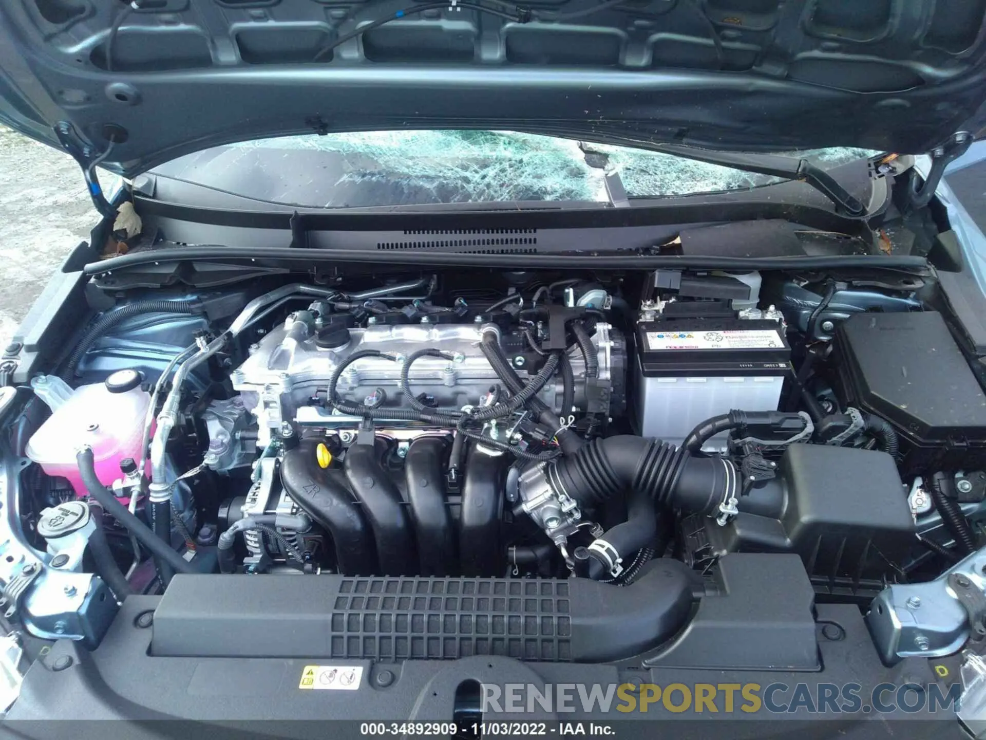 10 fotografías del automóvil dañado JTDEPMAE7NJ230784 TOYOTA COROLLA 2022