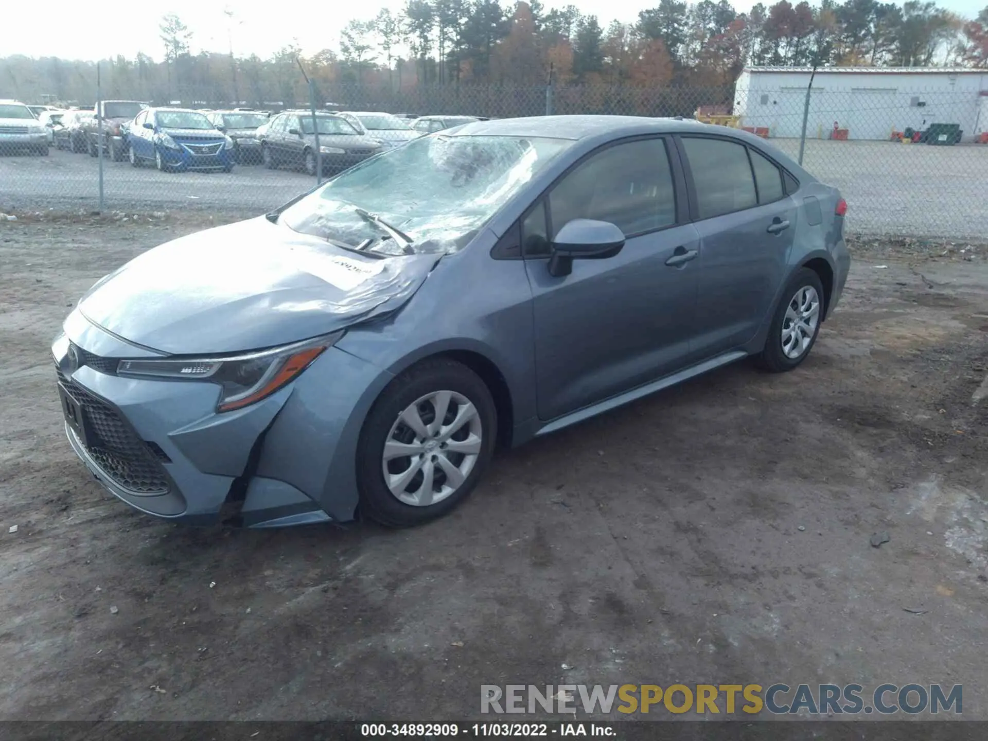 2 fotografías del automóvil dañado JTDEPMAE7NJ230784 TOYOTA COROLLA 2022